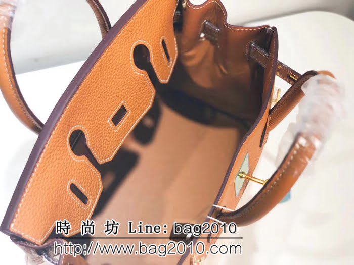 愛馬仕Hermes原版帆布配原版皮鉑金包 時尚手提包 0AM1102